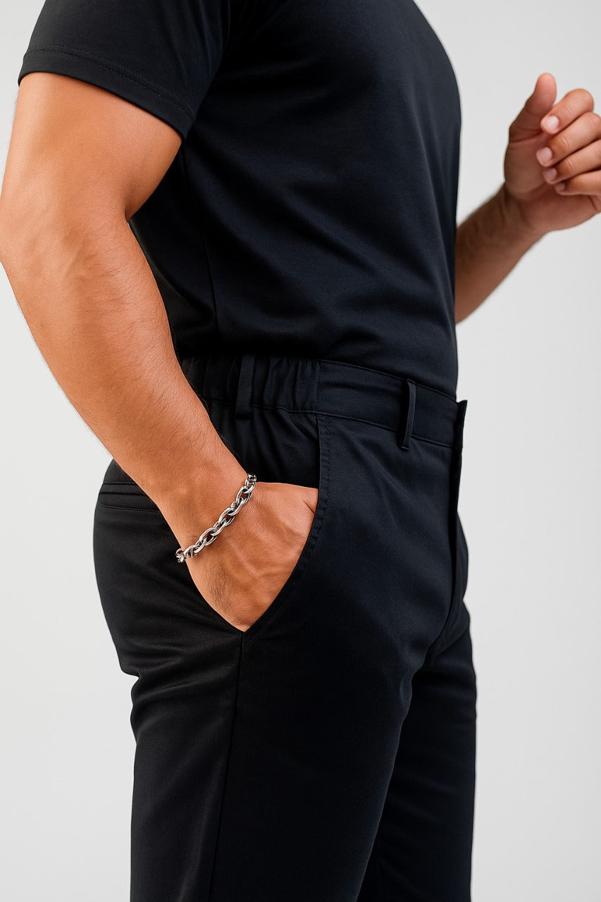 Gabardine Cotton Pants