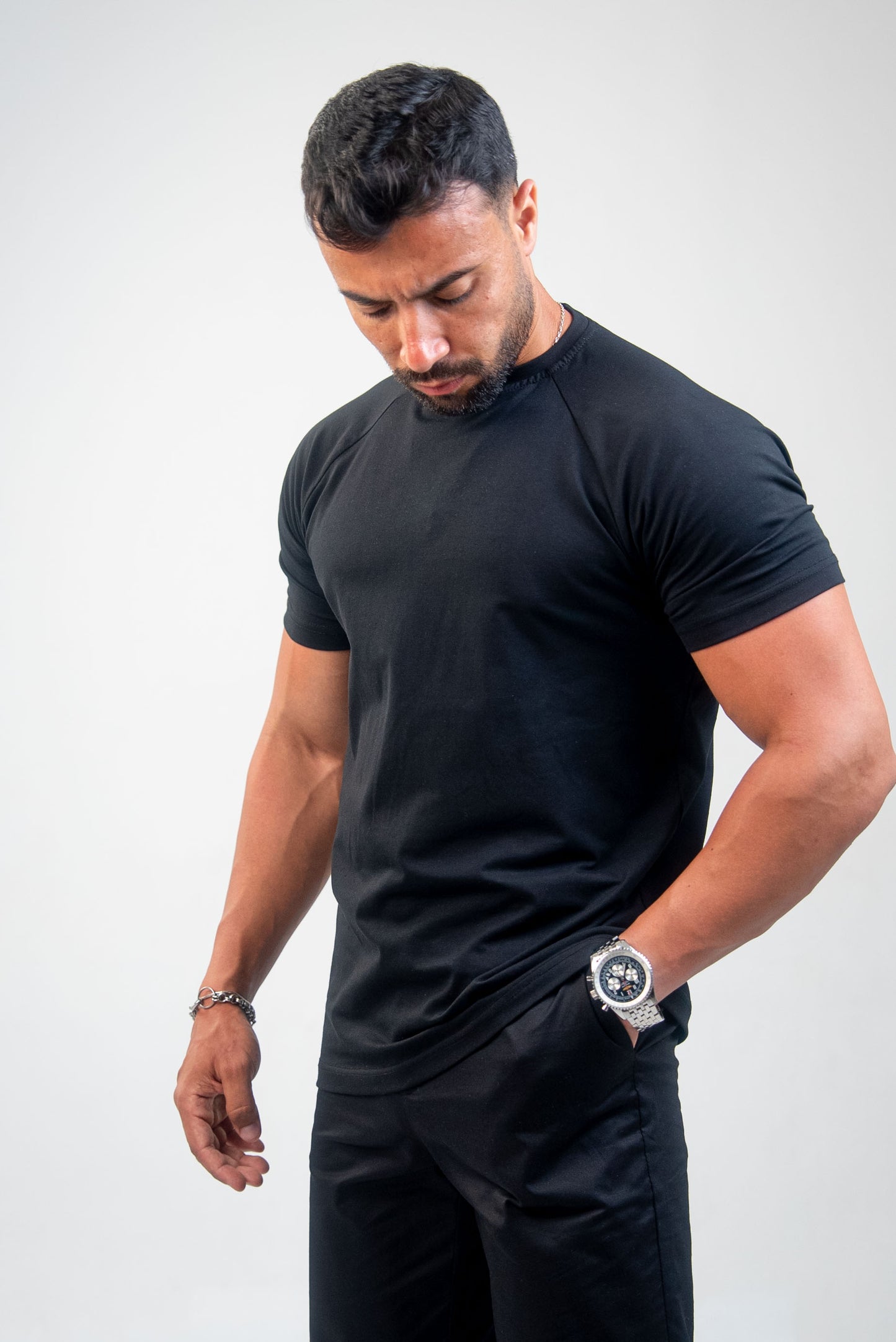 Premium cotton Reglan basic T-shirt