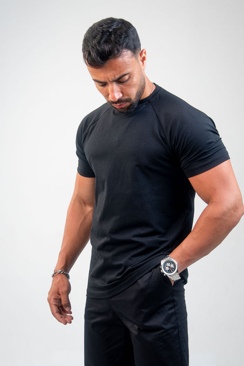 Premium cotton Reglan basic T-shirt