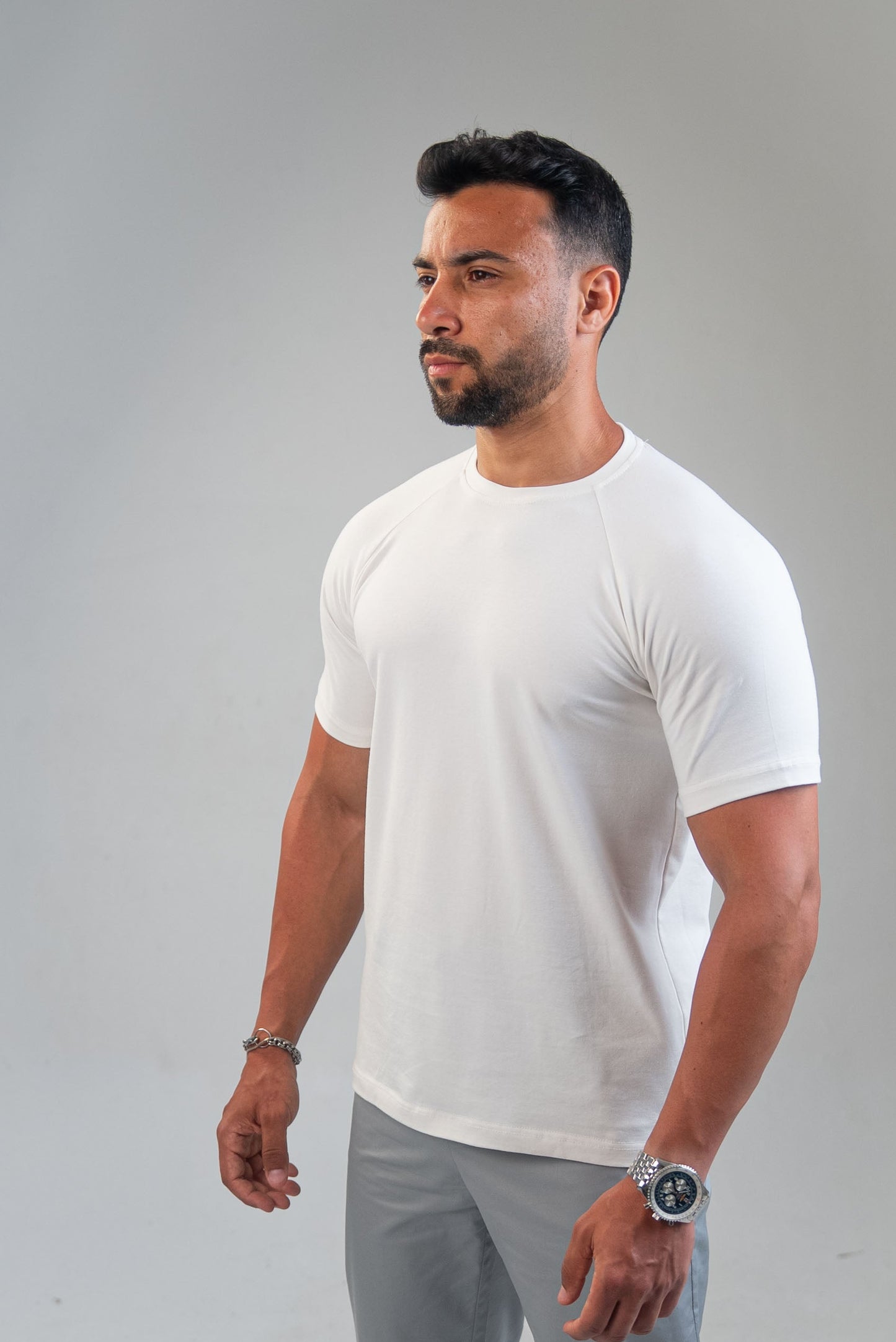 Premium cotton Reglan basic T-shirt
