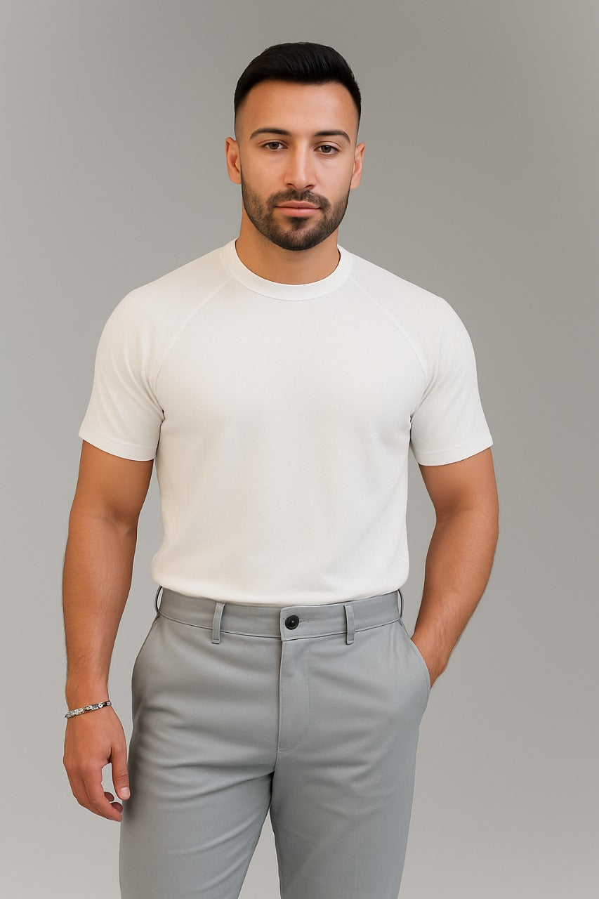 Premium cotton Reglan basic T-shirt