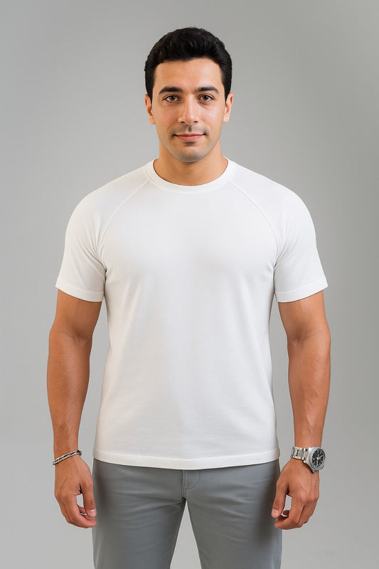 Premium cotton Reglan basic T-shirt